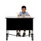 Bouncybands Bouncybands for Extra-Wide School Desks, Black Tubes DWBK - alternate 2